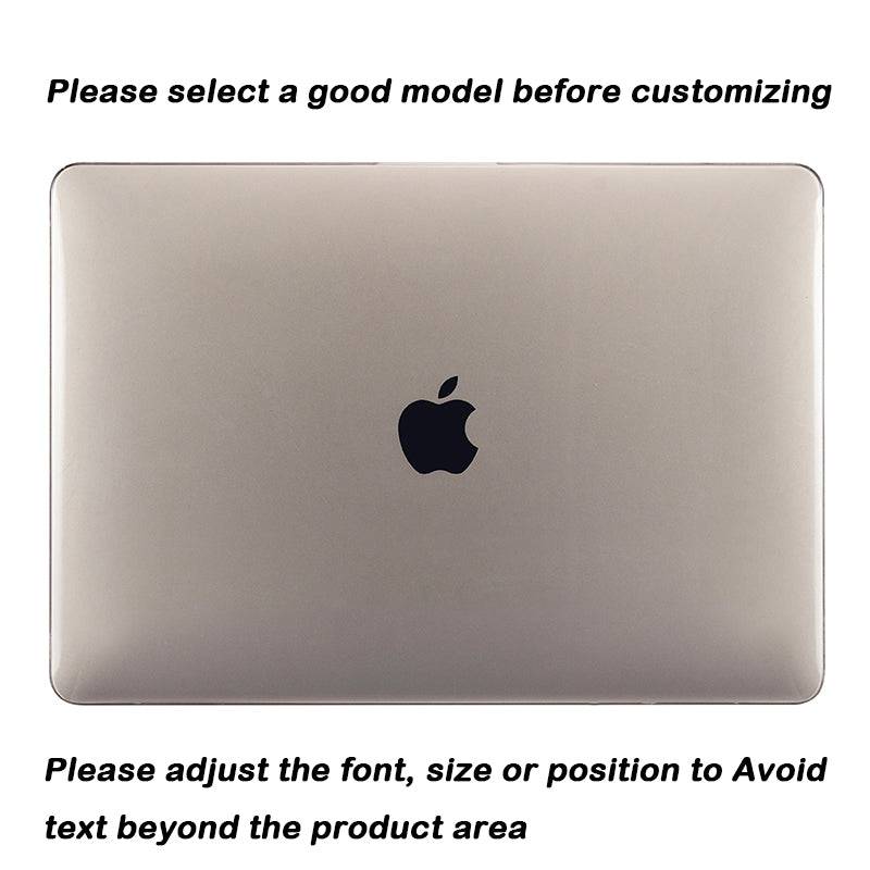 Transparent grey | Macbook case customizable