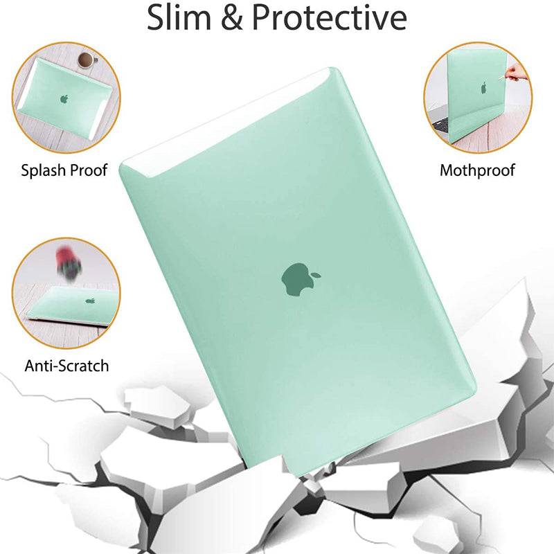 Transparent green | Macbook case customizable