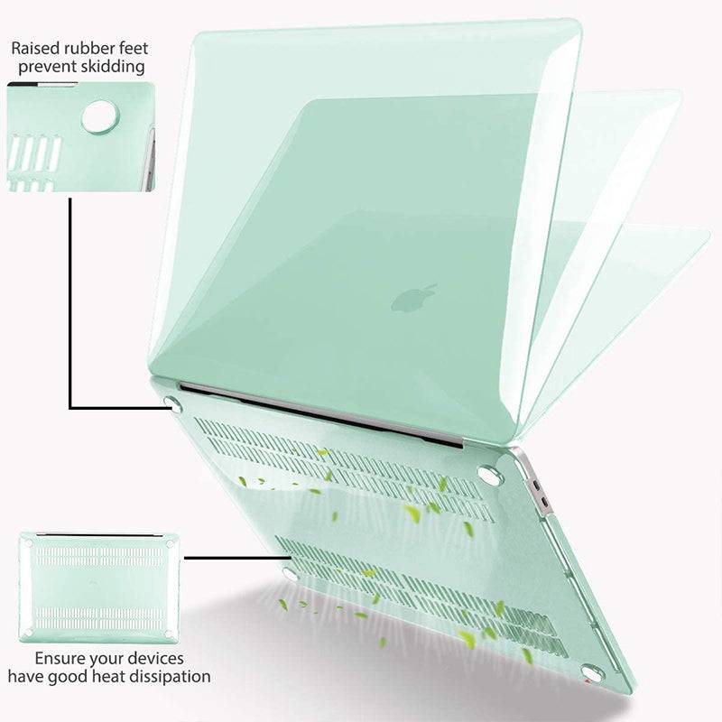 Transparent green | Macbook case customizable