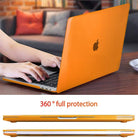 Transparent orange | Macbook case customizable
