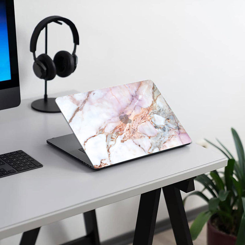 Pink Fragrance Marble | Macbook case customizable